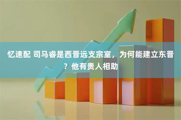 忆速配 司马睿是西晋远支宗室，为何能建立东晋？他有贵人相助